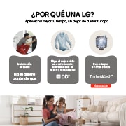 funcionalidades de la lavadora, beneficios